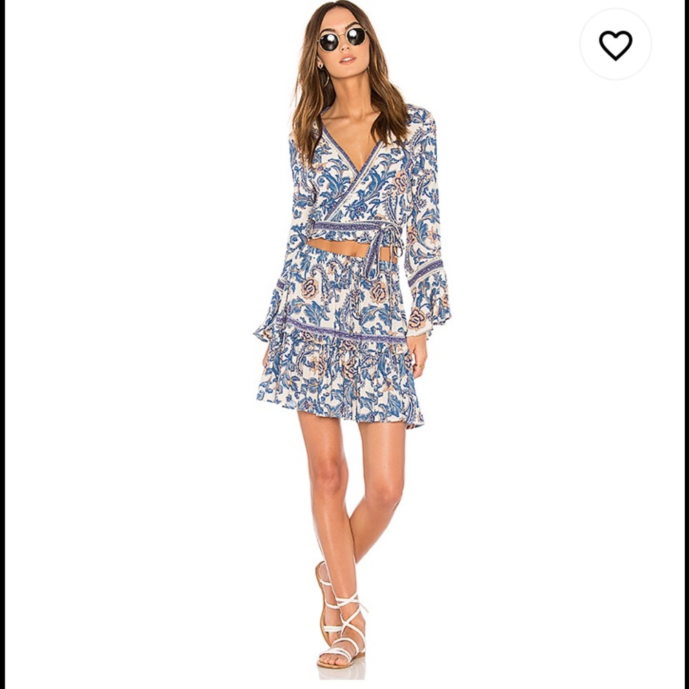 Spell and the Gypsy Etienne wrap top in Monaco